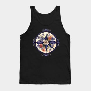 Watercolor Flowers Tank Top